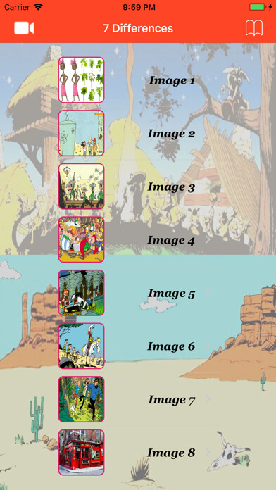 Emulate iPhone app SevenDiffs using MyAndroid