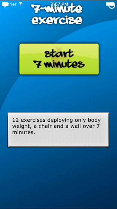 Emulate iPhone app Seven Minutes Exercise using MyAndroid Emulate iPhone app Seven Minutes Exercise using MyAndroid