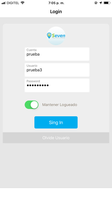 Emulate iPhone app Seven Satelital using MyAndroid