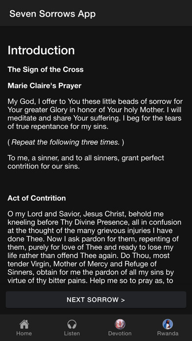 Emulate iPhone app Seven Sorrows of Mary using MyAndroid Emulate iPhone app Seven Sorrows of Mary using MyAndroid