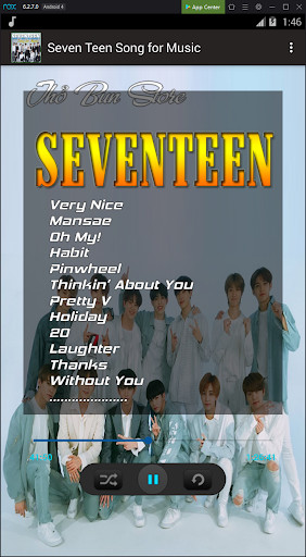 Run android online APK Seven Teen Song for Music from MyAndroid or emulate Seven Teen Song for Music using MyAndroid