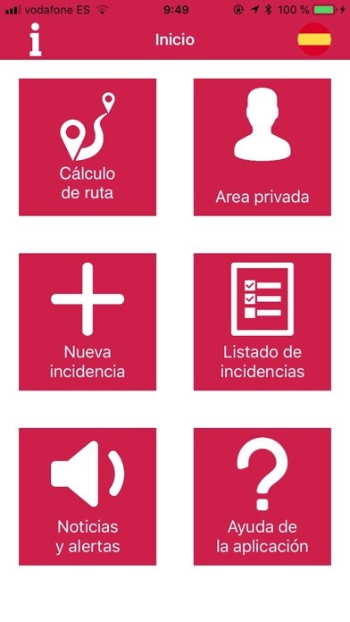 Emulate iPhone app Sevilla Accesible COTESA using MyAndroid Emulate iPhone app Sevilla Accesible COTESA using MyAndroid