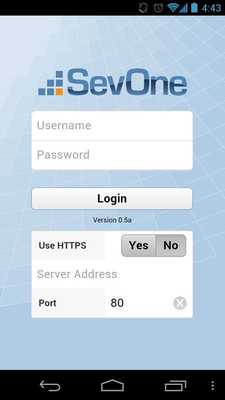 Emulate Android APK SevOne Mobile