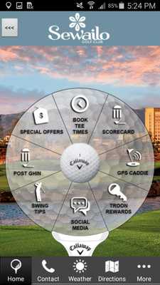 Emulate Android APK Sewailo Golf Club