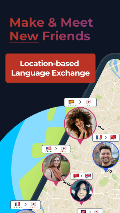Emulate iPhone app SewaYou - Social Languages Map using MyAndroid