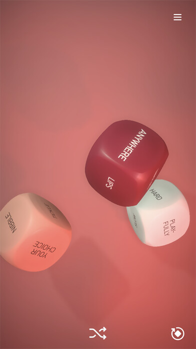 Emulate iPhone app Sex Dice Toy: Foreplay using MyAndroid