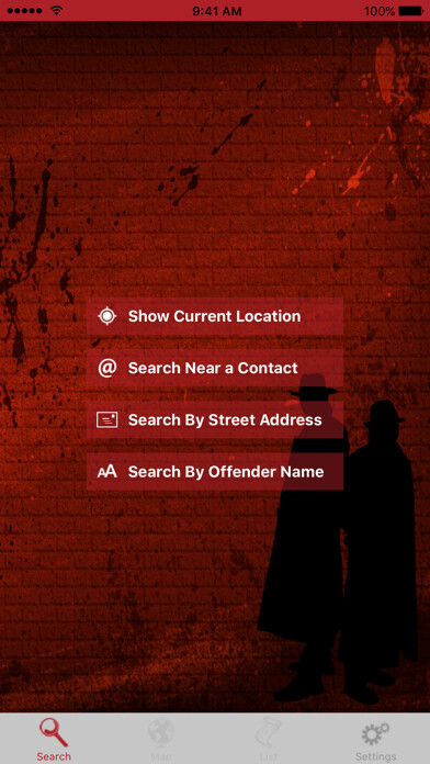 Emulate iPhone app Sex Offenders Search iPhone using MyAndroid