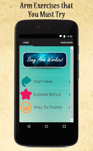Run android online APK Sexy Arm Workout Guide from MyAndroid or emulate Sexy Arm Workout Guide using MyAndroid