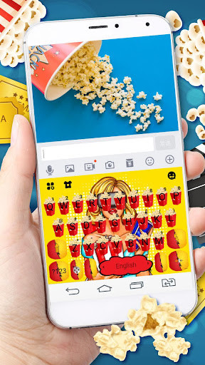 Run android online APK Sexy Popcorn Keyboard Theme from MyAndroid or emulate Sexy Popcorn Keyboard Theme using MyAndroid