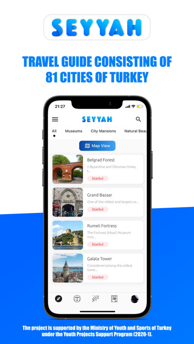 Emulate iPhone app Seyyah Travel Guide for Turkey using MyAndroid Emulate iPhone app Seyyah Travel Guide for Turkey using MyAndroid