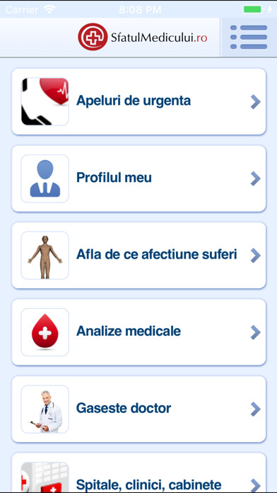 Emulate iPhone app Sfatul Medicului using MyAndroid Emulate iPhone app Sfatul Medicului using MyAndroid