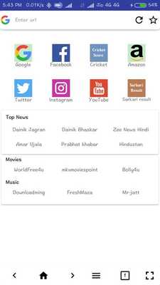 Emulate Android APK SF Browser