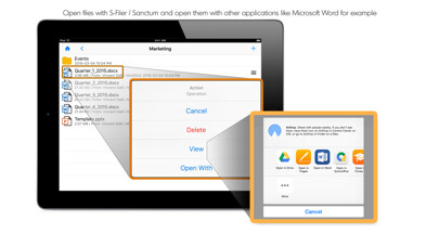 Emulate iPhone app S-Filer/Sanctum Mobile Client using MyAndroid