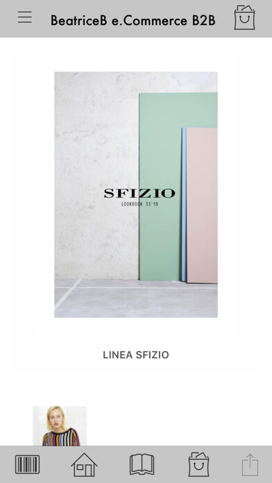 Emulate iPhone app Sfizio eCommerce B2B using MyAndroid