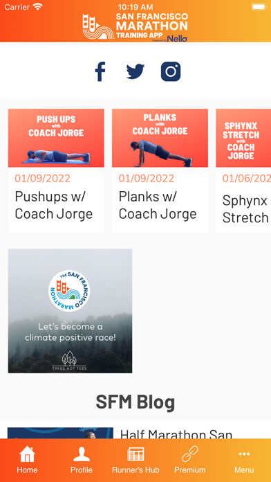 Emulate iPhone app SF Marathon Training using MyAndroid Emulate iPhone app SF Marathon Training using MyAndroid