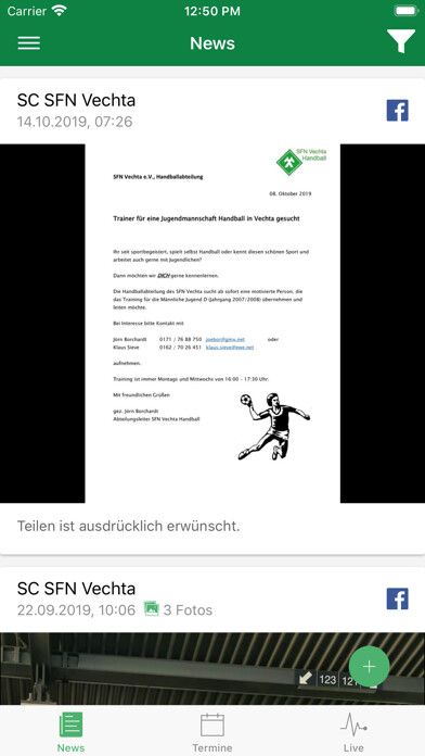 Emulate iPhone app SFN Vechta using MyAndroid Emulate iPhone app SFN Vechta using MyAndroid