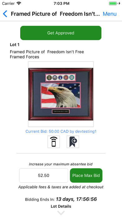 Emulate iPhone app SFRC Auctions using MyAndroid Emulate iPhone app SFRC Auctions using MyAndroid