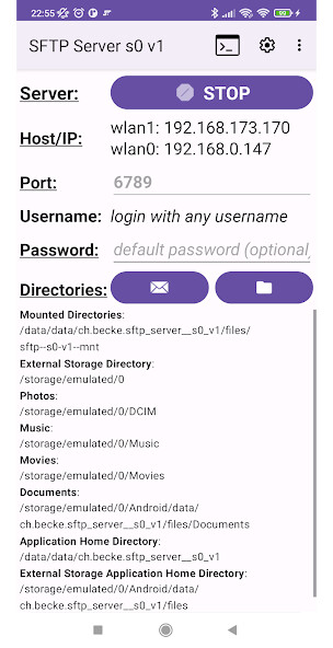Run android online APK SFTP Server s0 v1 from MyAndroid or emulate SFTP Server s0 v1 using MyAndroid Run android online APK SFTP Server s0 v1 from MyAndroid or emulate SFTP Server s0 v1 using MyAndroid