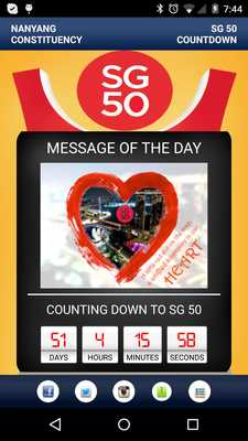 Emulate Android APK SG50 Countdown Emulate Android APK SG50 Countdown