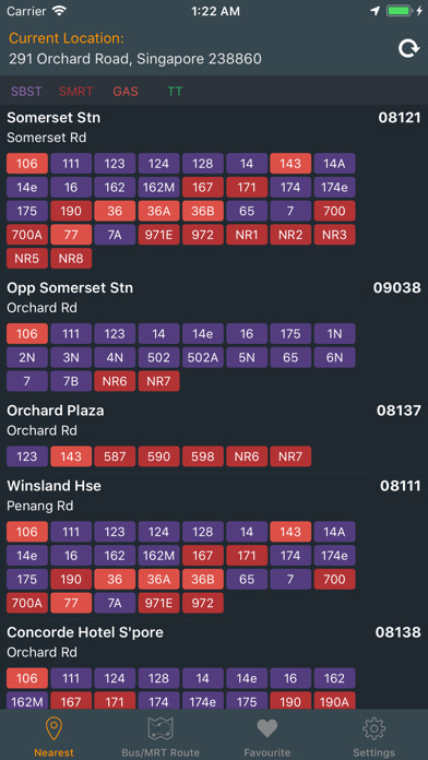 Emulate iPhone app SG-BUS (Real Time) using MyAndroid