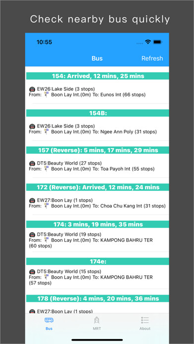 Emulate iPhone app SGBusStop using MyAndroid Emulate iPhone app SGBusStop using MyAndroid