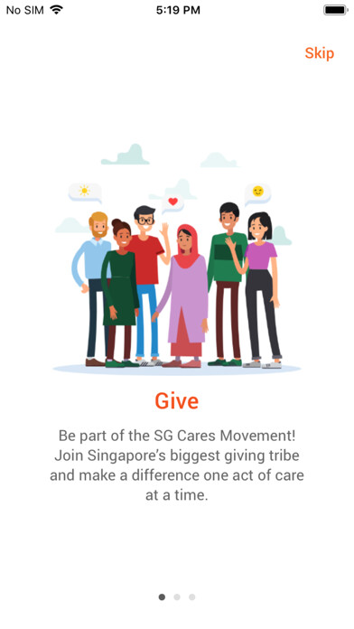 Emulate iPhone app SG Cares using MyAndroid