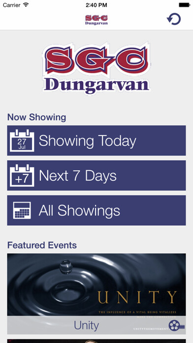 Emulate iPhone app SGC Dungarvan using MyAndroid