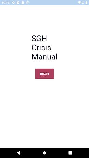 Run android online APK SGH Crisis Manual from MyAndroid or emulate SGH Crisis Manual using MyAndroid Run android online APK SGH Crisis Manual from MyAndroid or emulate SGH Crisis Manual using MyAndroid