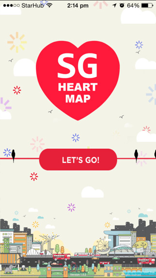 Emulate iPhone app SG HEART MAP TOURS using MyAndroid Emulate iPhone app SG HEART MAP TOURS using MyAndroid