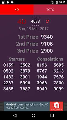 Run android online APK SG Pools 4D, Toto & Big Sweep from MyAndroid or emulate SG Pools 4D, Toto & Big Sweep using MyAndroid