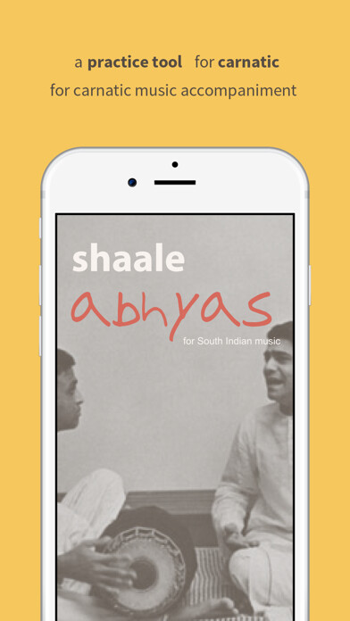 Emulate iPhone app Shaale Abhyas - Carnatic Music using MyAndroid