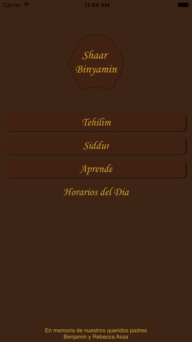 Emulate iPhone app Shaar Binyamín using MyAndroid Emulate iPhone app Shaar Binyamín using MyAndroid