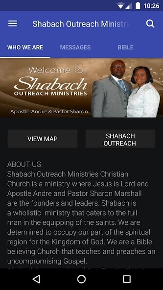 Emulate iPhone app Shabach Outreach Ministries using MyAndroid Emulate iPhone app Shabach Outreach Ministries using MyAndroid