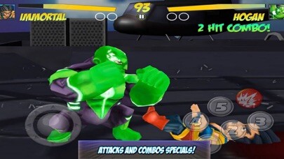 Emulate iPhone app Shadow Heros Fighting 18 using MyAndroid