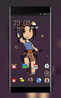 Emulate Android APK Shadow theme of tomb raider wallpaper