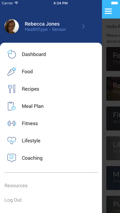 Emulate iPhone app Shae: Virtual Health Assistant using MyAndroid