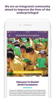 Emulate Android APK Shahid Afridi Foundation
