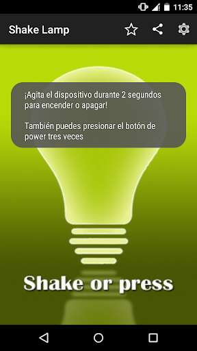 Emulate Android APK Shake Lamp (Flashlight) Emulate Android APK Shake Lamp (Flashlight)