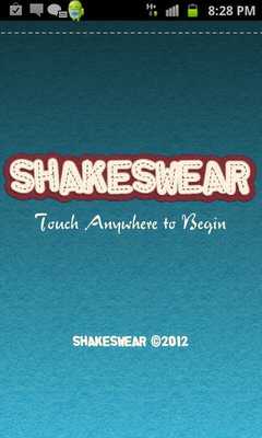 Emulate Android APK Shakespeare swear