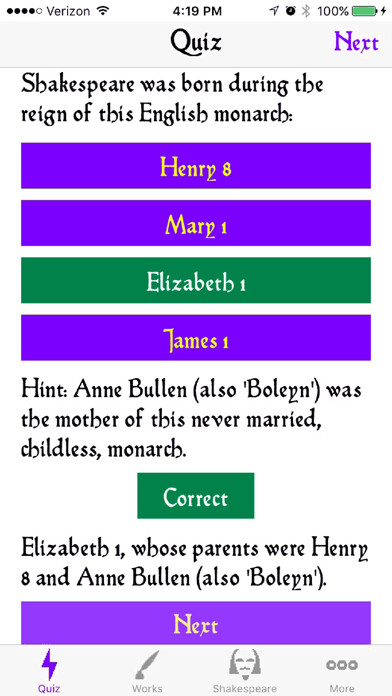 Emulate iPhone app ShakesQuiz: Shakespeare quiz & complete works using MyAndroid Emulate iPhone app ShakesQuiz: Shakespeare quiz & complete works using MyAndroid