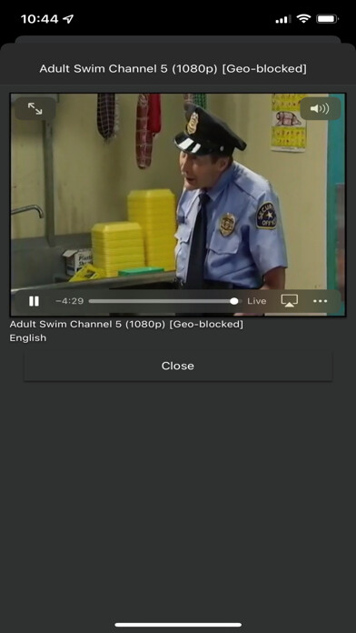 Emulate iPhone app Shake TV - Best IPTV Streamer using MyAndroid