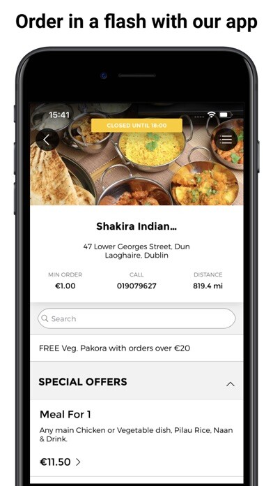 Emulate iPhone app Shakira Indian Cuisine App using MyAndroid Emulate iPhone app Shakira Indian Cuisine App using MyAndroid