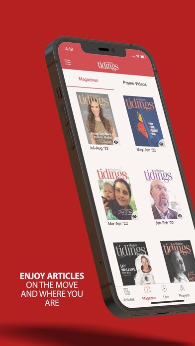 Emulate iPhone app Shalom Tidings using MyAndroid