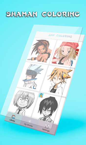 Run android online APK Shaman King Color By Number Pi from MyAndroid or emulate Shaman King Color By Number Pi using MyAndroid