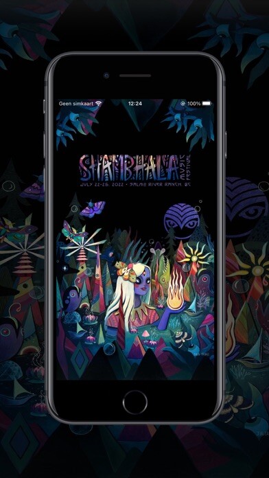 Emulate iPhone app Shambhala Music Festival using MyAndroid