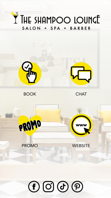 Emulate iPhone app Shampoo Lounge & Bali Barber using MyAndroid Emulate iPhone app Shampoo Lounge & Bali Barber using MyAndroid