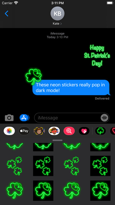 Emulate iPhone app Shamrocks Plus Animated Neon using MyAndroid Emulate iPhone app Shamrocks Plus Animated Neon using MyAndroid
