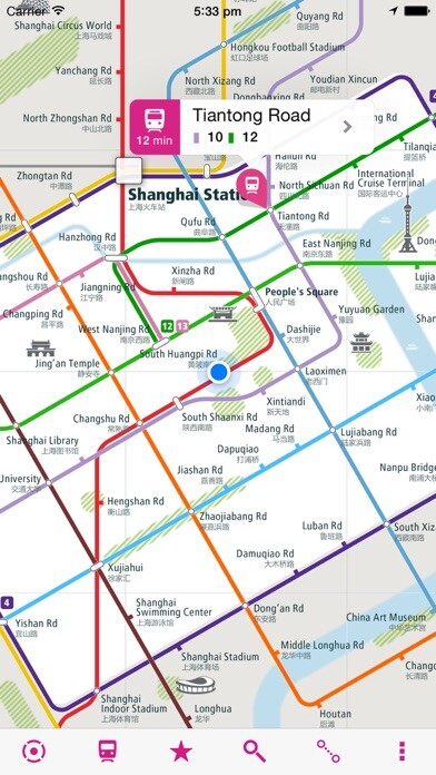 Emulate iPhone app Shanghai Rail Map Lite using MyAndroid Emulate iPhone app Shanghai Rail Map Lite using MyAndroid