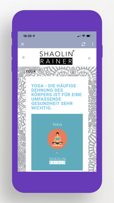 Emulate iPhone app Shaolin Rainer using MyAndroid Emulate iPhone app Shaolin Rainer using MyAndroid