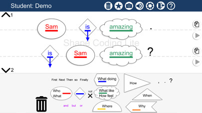 Emulate iPhone app Shape Coding Lite using MyAndroid